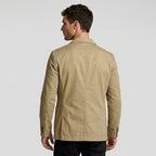 Three-Button Woven Blazer Tailored Regular Fit for Men