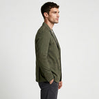 Three-Button Woven Blazer Tailored Regular Fit for Men