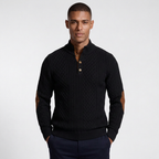 High Collar Knit Pullover Sweater Lightweight for Men