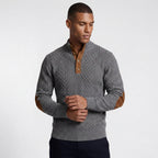 High Collar Knit Pullover Sweater Lightweight for Men