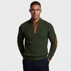 High Collar Knit Pullover Sweater Lightweight for Men
