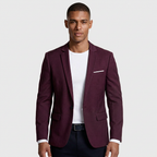 Tailored Blazer Modern Fit Notch Lapel for Men
