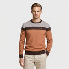 Cotton Pullover Sweater Lightweight Classic Knit for Men