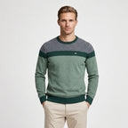 Cotton Pullover Sweater Lightweight Classic Knit for Men