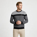 Cotton Pullover Sweater Lightweight Classic Knit for Men