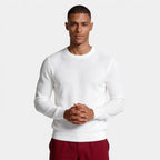 Crew Neck Textured Knit Sweater Regular Fit for Men