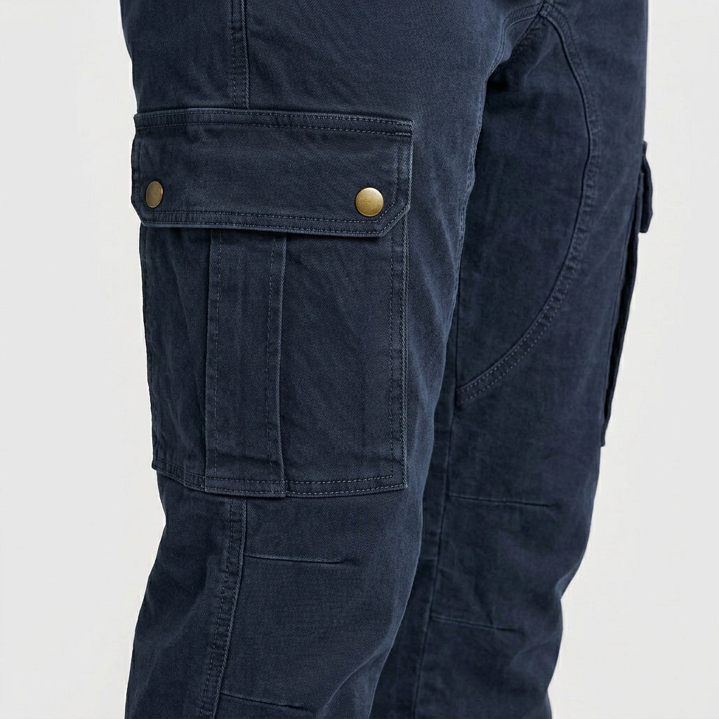 Cargo Trousers Multi-Pocket Relaxed Fit for Men