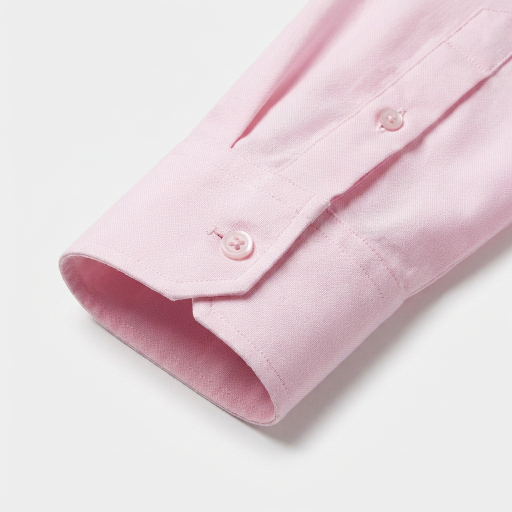 Wrinkle Resistant Long Sleeve Solid Shirt for Men