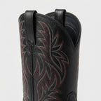 Western Cowboy Boots Embroidered Square Toe for Men