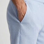 Two-Piece Zip Polo Shirt and Shorts Set for Men