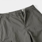 Cargo Pants Straight Fit Button Waist Flap Pockets for Men