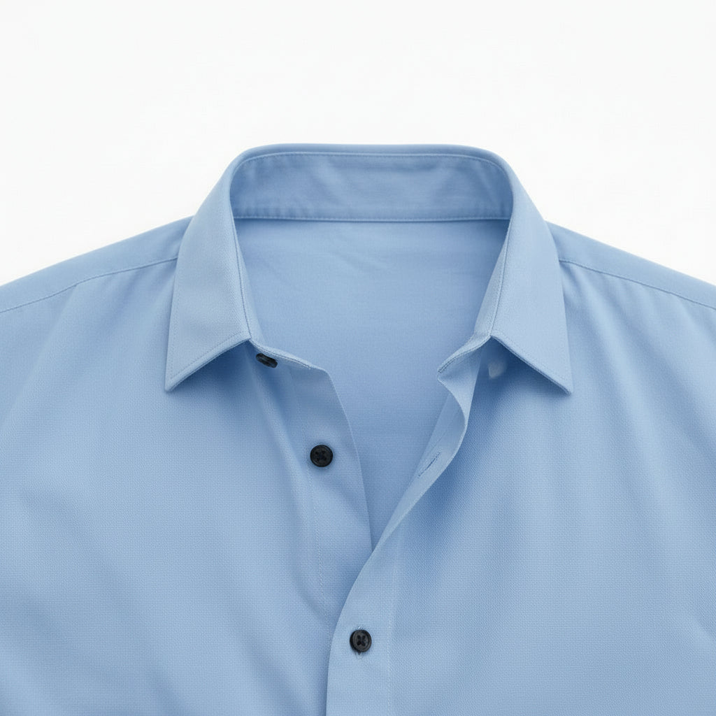 Short Sleeve Button-Up Shirt Regular Fit for Men