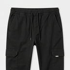 Cargo Jogger Pants Drawstring Tapered Fit for Men
