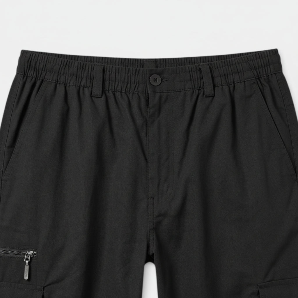 Cargo Pants Regular Fit Button Waist Multi Pocket for Men