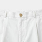 Pleated Tailored Shorts Cuffed Hem Regular Fit for Men