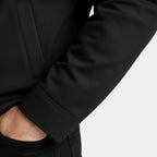 Zip-Up Collared Jacket Smooth Finish Regular Fit for Men