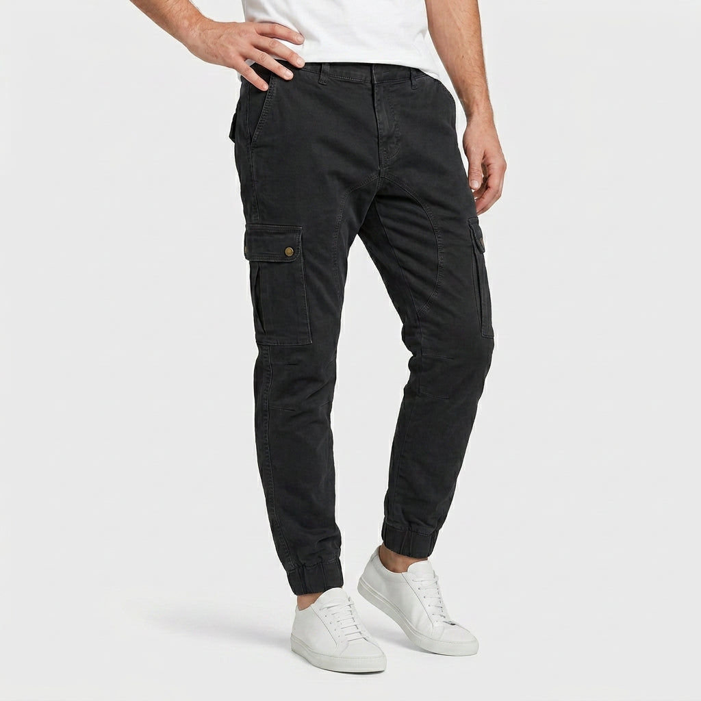 Cargo Trousers Multi-Pocket Relaxed Fit for Men