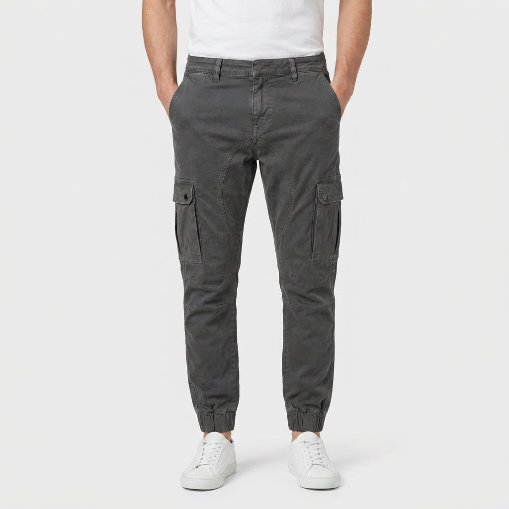 Cargo Trousers Multi-Pocket Relaxed Fit for Men