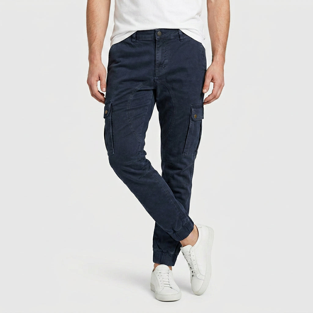 Cargo Trousers Multi-Pocket Relaxed Fit for Men