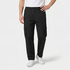 Cargo Pants Regular Fit Button Waist Multi Pocket for Men