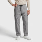 Cargo Pants Straight Fit Drawstring Waist Utility for Men
