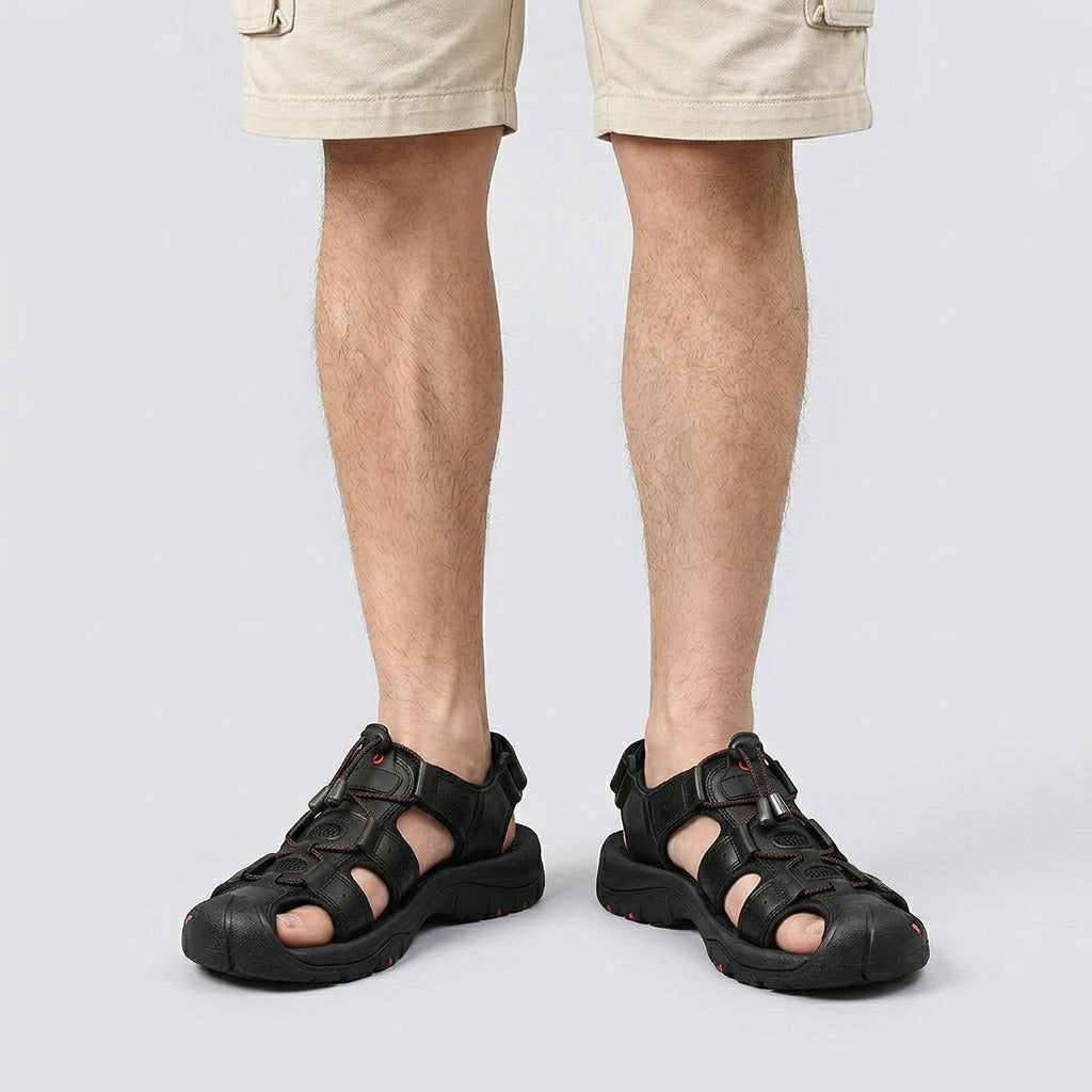 Orthopedic Sandals Arch Support Open Toe for Men