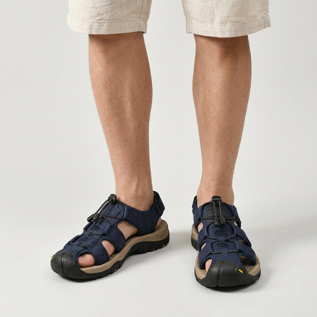 Orthopedic Sandals Arch Support Open Toe for Men