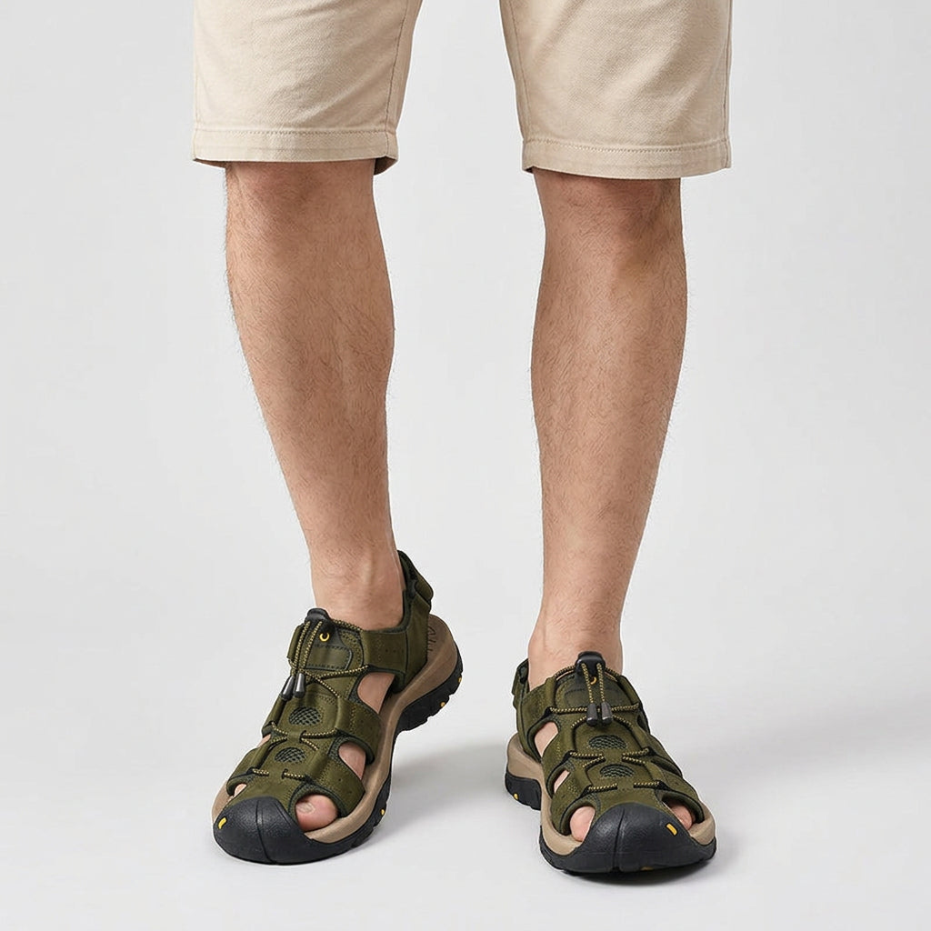 Orthopedic Sandals Arch Support Open Toe for Men