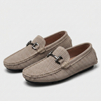 Breathable Leather Loafers Slip-On for Men