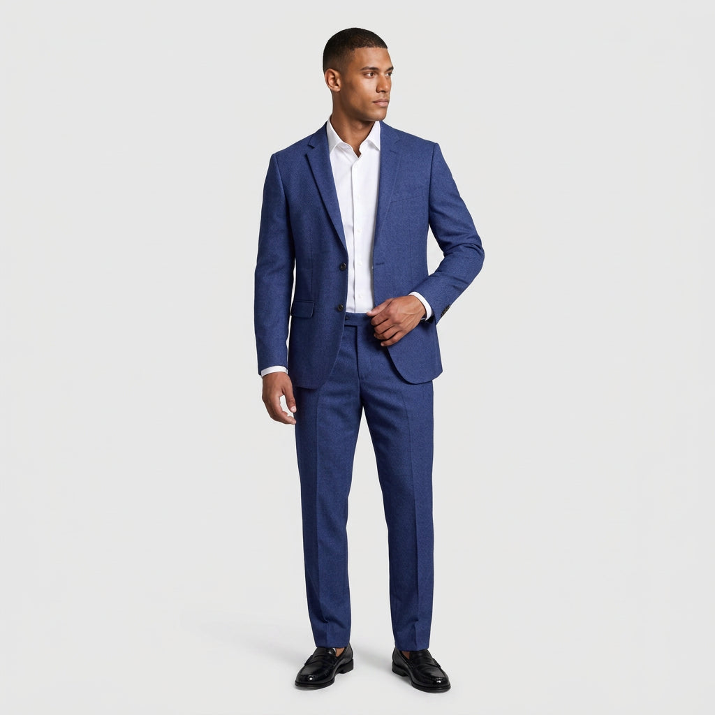 2-Piece Suit Set Single-Breasted Slim Fit for Men