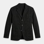 Three-Button Woven Blazer Tailored Regular Fit for Men