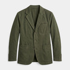 Three-Button Woven Blazer Tailored Regular Fit for Men