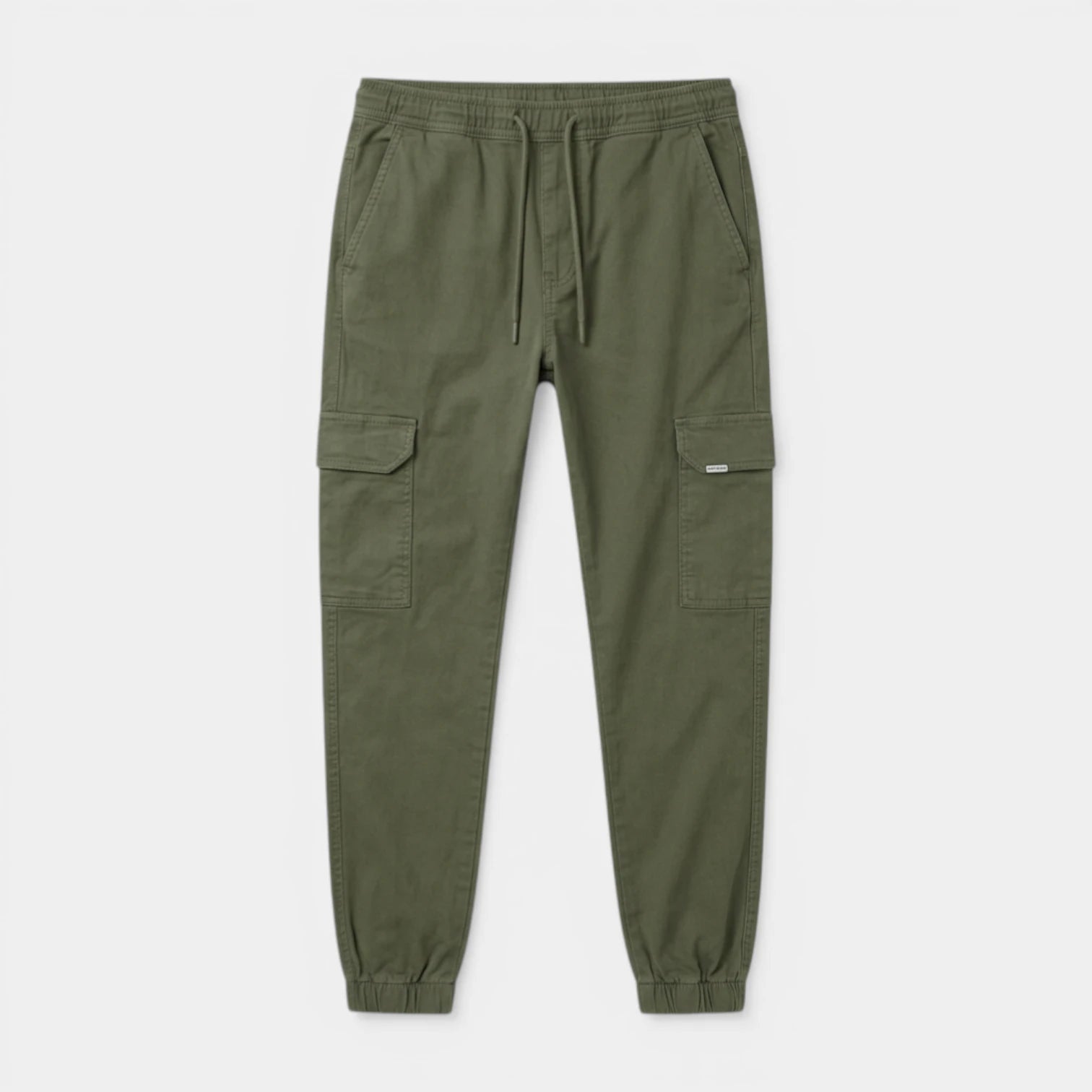 Cargo Jogger Pants Drawstring Tapered Fit for Men