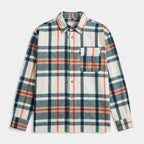 Checked Overshirt Relaxed Fit Button-Front for Men