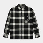 Checked Overshirt Relaxed Fit Button-Front for Men