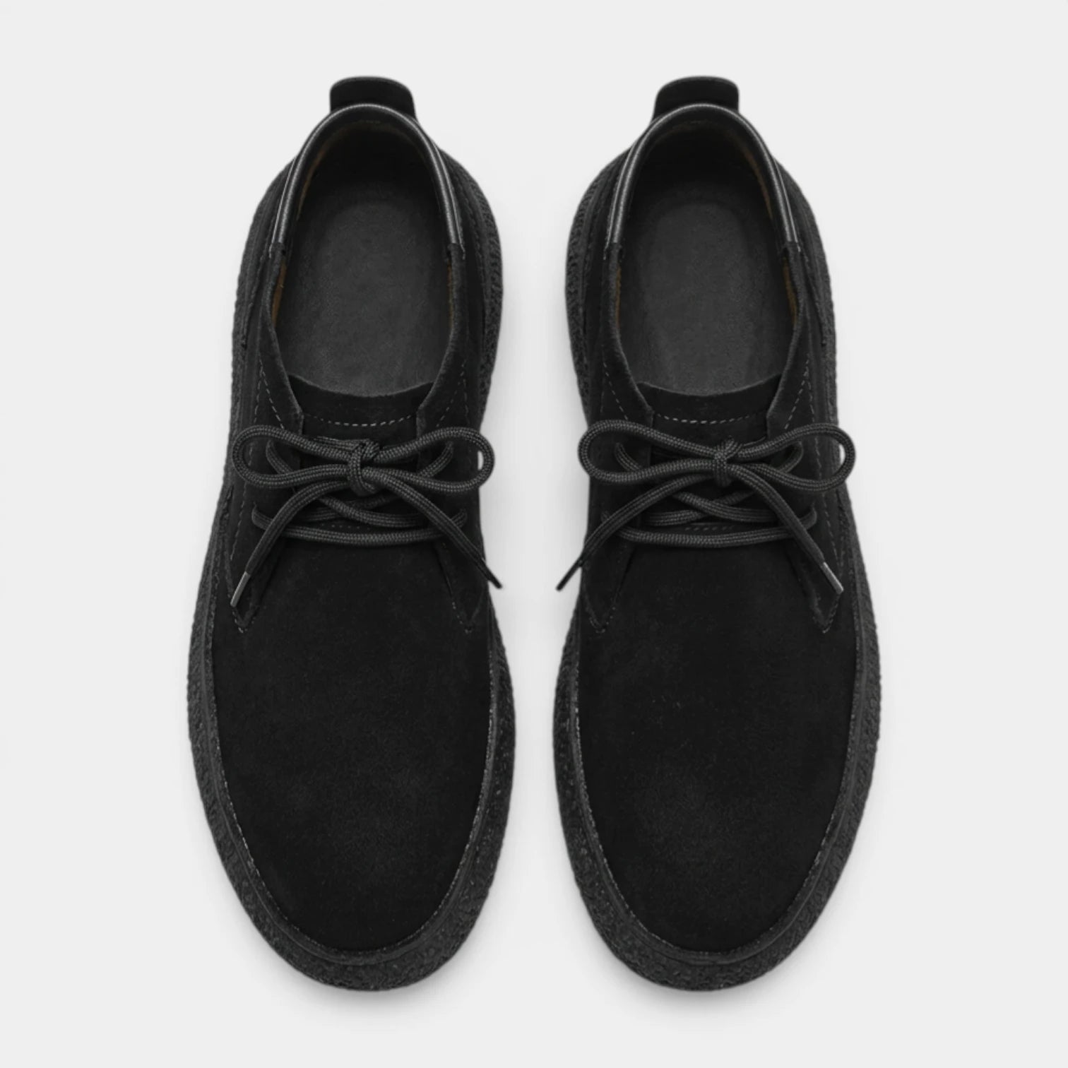 Moc Toe Wallabee Shoes Lace-Up Crepe Sole for Men