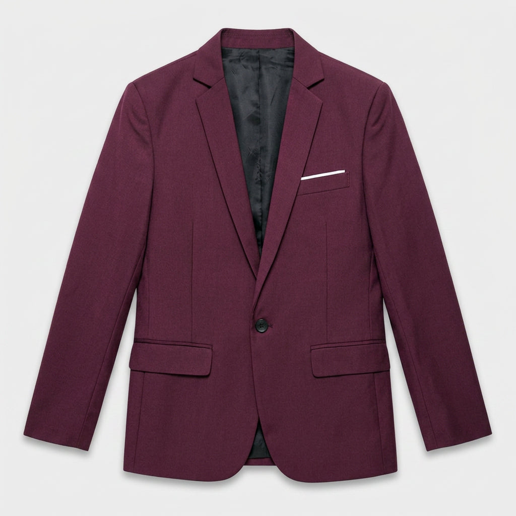 Tailored Blazer Modern Fit Notch Lapel for Men