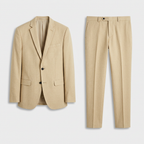 2-Piece Suit Set Single-Breasted Slim Fit for Men