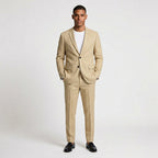 2-Piece Suit Set Single-Breasted Slim Fit for Men