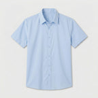 Short Sleeve Button-Up Shirt Slim Fit for Men