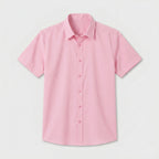 Short Sleeve Button-Up Shirt Slim Fit for Men