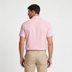 Short Sleeve Button-Up Shirt Slim Fit for Men