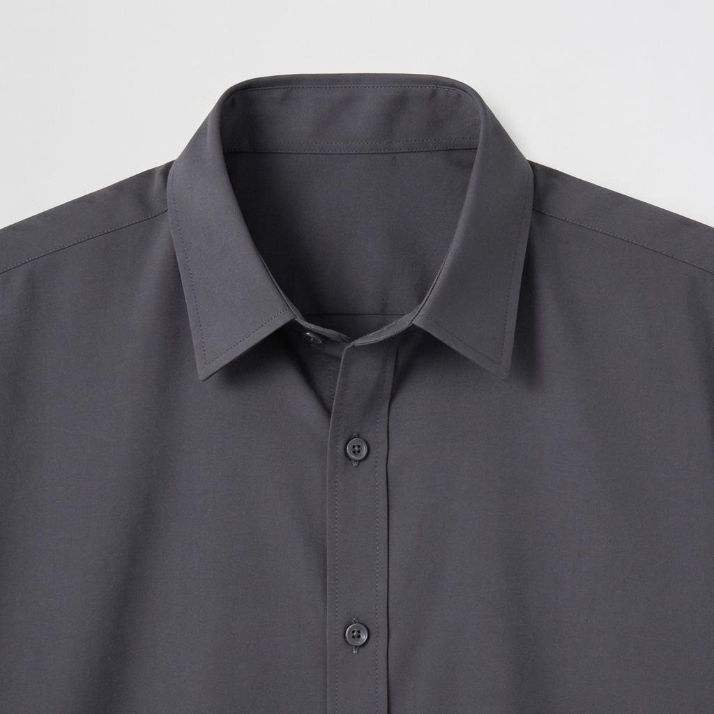 Short Sleeve Button-Up Shirt Slim Fit for Men