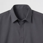 Short Sleeve Button-Up Shirt Slim Fit for Men
