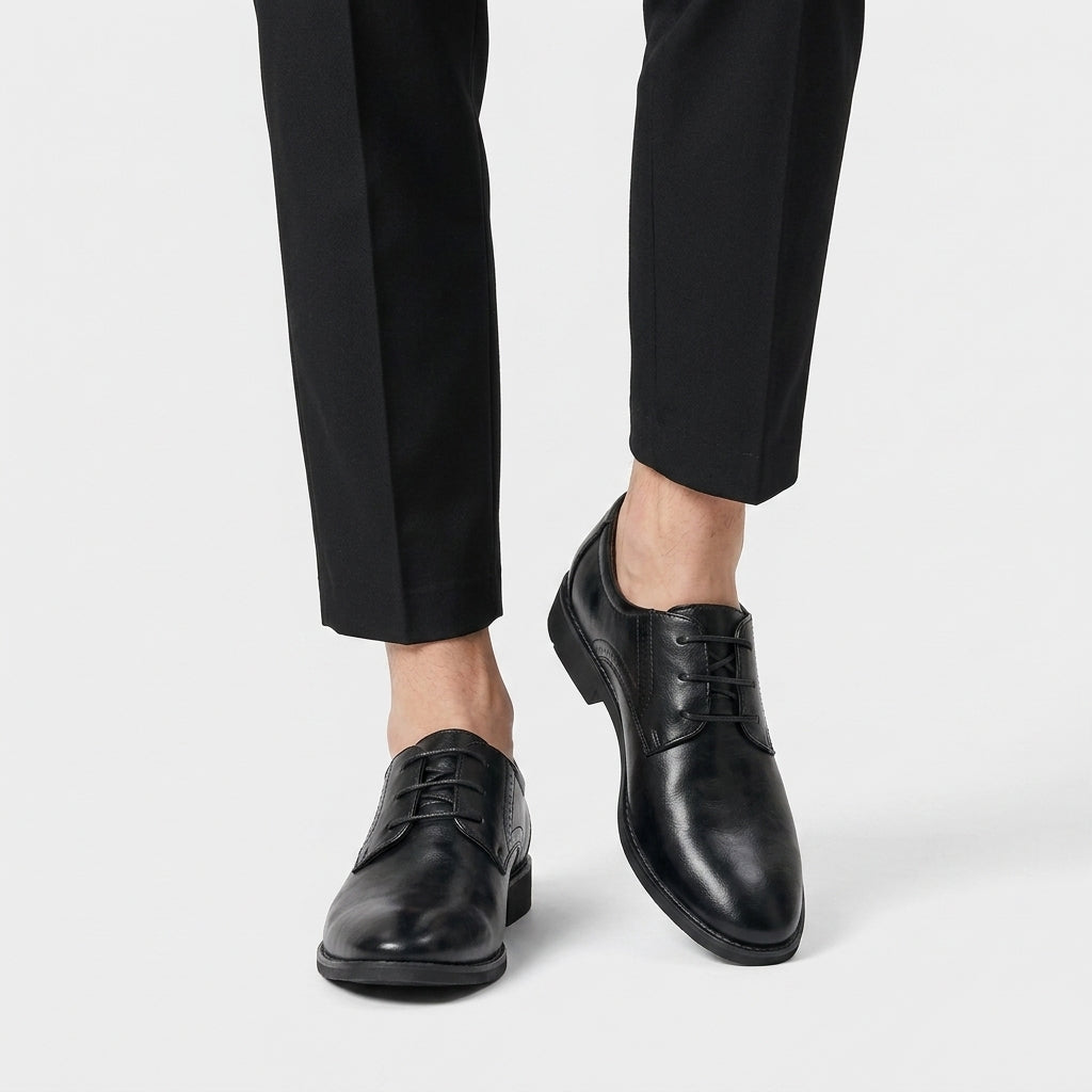 Derby Lace-Up Shoe Brogue Quarter Panel for Men