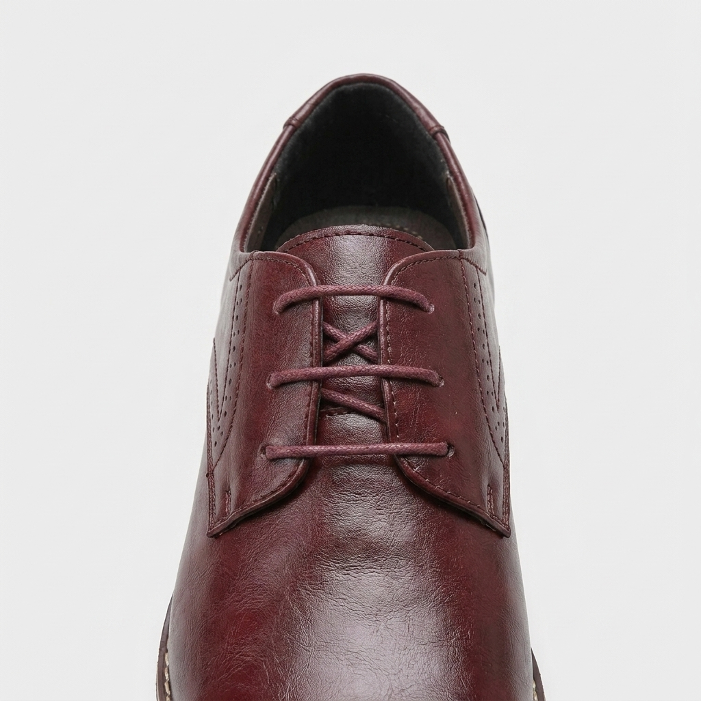Derby Lace-Up Shoe Brogue Quarter Panel for Men