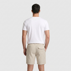 Pinstripe Shorts Contrast Drawcord Elastic Waist for Men