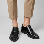 Cap Toe Derby Lace-Up Dress Shoe for Men