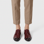 Cap Toe Derby Lace-Up Dress Shoe for Men