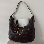 Women's Structured Woven Tote Bag